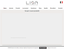 Tablet Screenshot of lisasrl.biz
